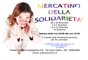 Mercatino della solidarietà 2015